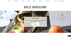Desktop Screenshot of bellebarcelone.com